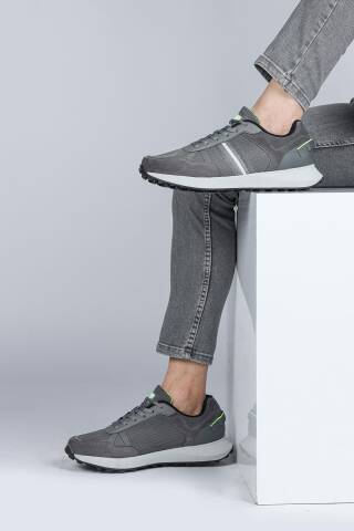 29052 Gri Erkek Sneaker Günlük Spor Ayakkabı - 4
