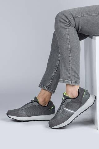 29052 Gri Erkek Sneaker Günlük Spor Ayakkabı - 5
