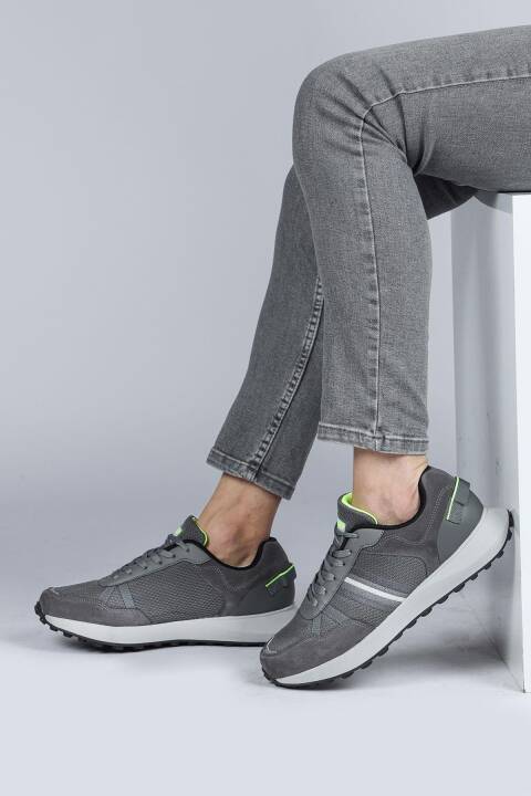 29052 Gri Erkek Sneaker Günlük Spor Ayakkabı - 5