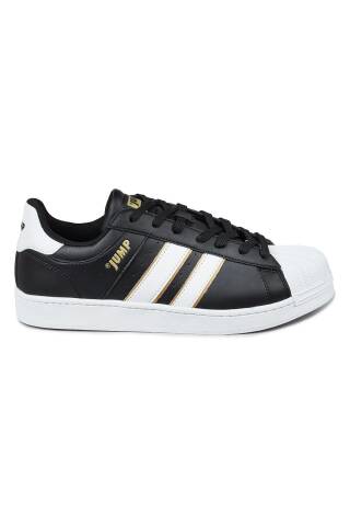 29055 Siyah - Beyaz Erkek Sneaker Günlük Spor Ayakkabı - Jump