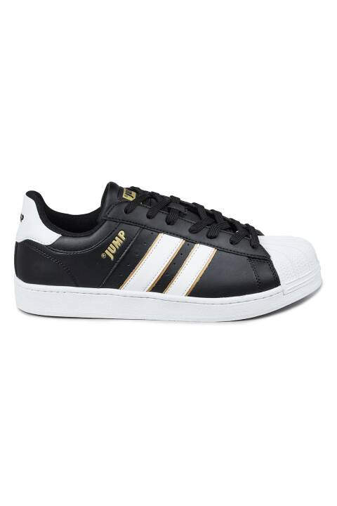 29055 Siyah - Beyaz Erkek Sneaker Günlük Spor Ayakkabı - 1