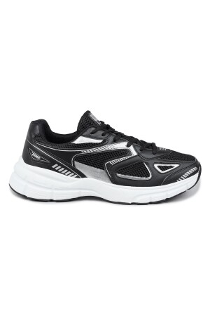 29064 Siyah - Gri Erkek Sneaker Günlük Spor Ayakkabı 