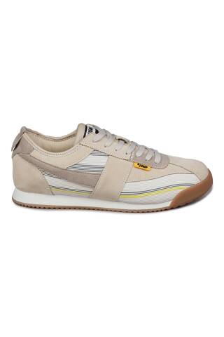 29072 Bej - Gri Erkek Sneaker Günlük Spor Ayakkabı - Jump