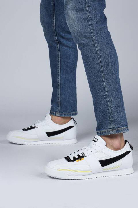 29072 Beyaz - Gri Erkek Sneaker Günlük Spor Ayakkabı - 2