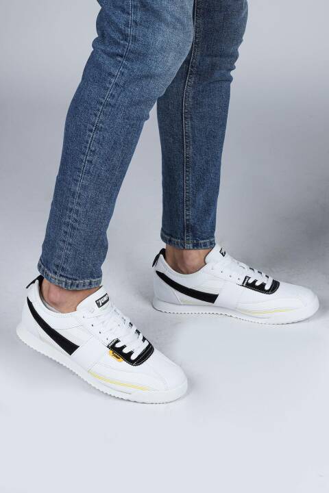 29072 Beyaz - Gri Erkek Sneaker Günlük Spor Ayakkabı - 3