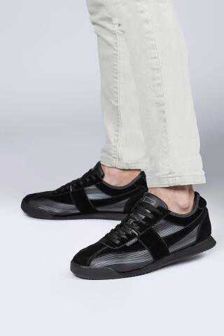29072 Full Siyah Erkek Sneaker Günlük Spor Ayakkabı - Jump (1)