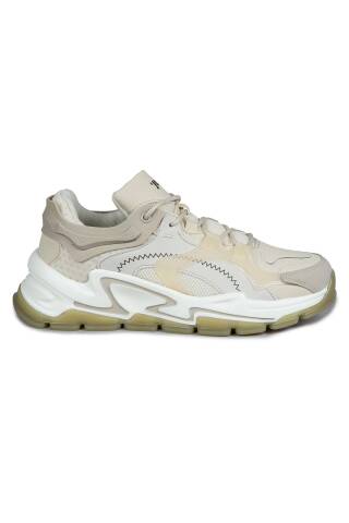 29096 Bej Kadın Sneaker Günlük Spor Ayakkabı - Jump
