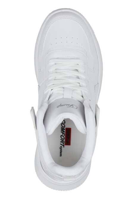 29100 Yüksek Bilekli Beyaz Kadın Sneaker Günlük Spor Ayakkabı - 7