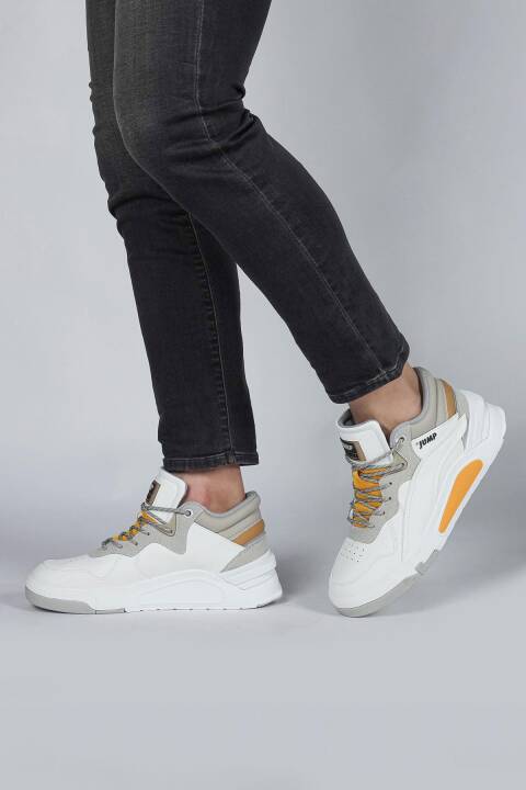 29103 Yüksek Bilekli Beyaz Erkek Sneaker Günlük Spor Ayakkabı - 2