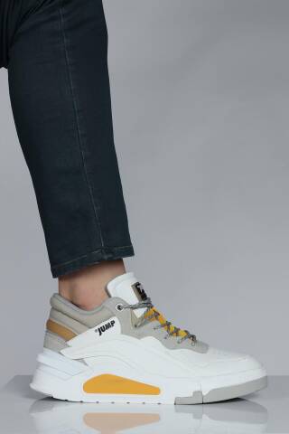 29103 Yüksek Bilekli Beyaz Erkek Sneaker Günlük Spor Ayakkabı - 3
