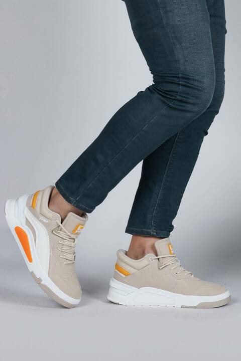 29103 Yüksek Bilekli Beyaz Erkek Sneaker Günlük Spor Ayakkabı - 5