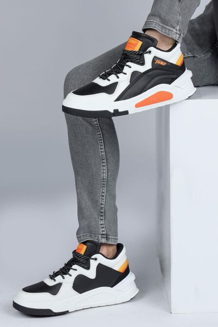 29103 Yüksek Bilekli Siyah Erkek Sneaker Günlük Spor Ayakkabı - 4