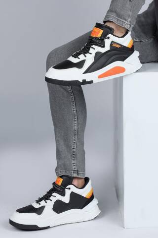 29103 Yüksek Bilekli Siyah Erkek Sneaker Günlük Spor Ayakkabı - 4