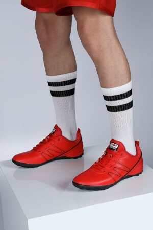 29112 Kırmızı Halı Saha Krampon Futbol Ayakkabısı - 4