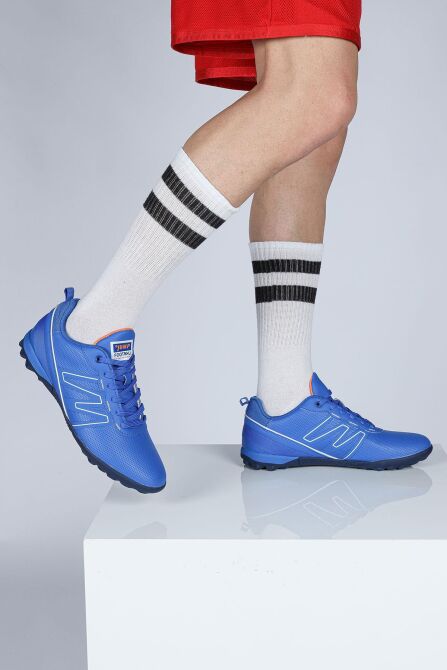 29112 Royal Mavi Halı Saha Krampon Futbol Ayakkabısı - 4