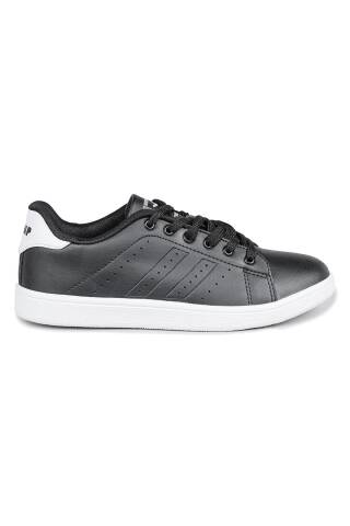 29159 Siyah - Beyaz Bilekli Kadın Sneaker Günlük Spor Ayakkabı - Jump