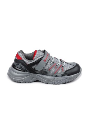 29187 Cırtlı Gri Üniseks Çocuk Sneaker Günlük Spor Ayakkabı - Jump
