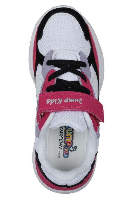 29189 Cırtlı Beyaz - Lila Kız Çocuk Sneaker Günlük Spor Ayakkabı - 7