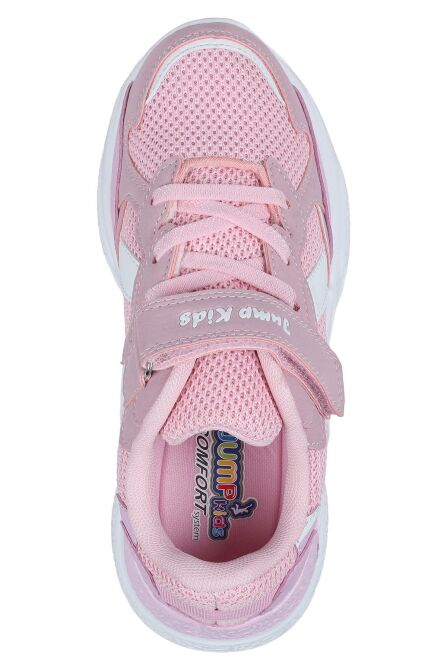 29189 Cırtlı Pembe - Beyaz Kız Çocuk Sneaker Günlük Spor Ayakkabı - 7