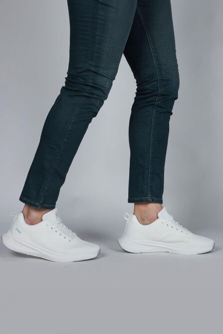 29537 Beyaz Erkek Sneaker Günlük Spor Ayakkabı - 6
