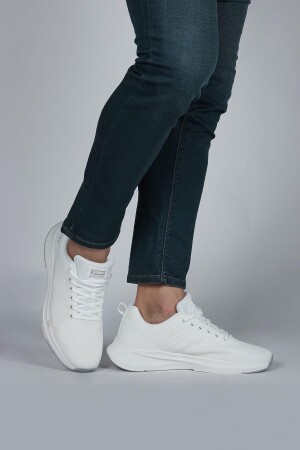 29537 Beyaz Erkek Sneaker Günlük Spor Ayakkabı - 4