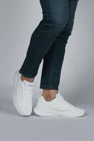 29537 Beyaz Erkek Sneaker Günlük Spor Ayakkabı - 4