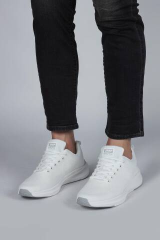 29537 Beyaz Erkek Sneaker Günlük Spor Ayakkabı - 5