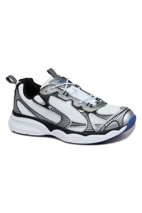 29550 Gri - Beyaz Erkek Sneaker Günlük Spor Ayakkabı - 8
