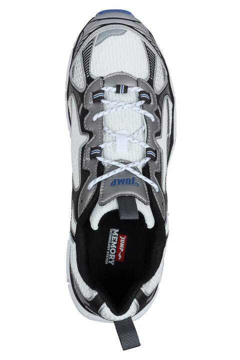 29550 Gri - Beyaz Erkek Sneaker Günlük Spor Ayakkabı - 9