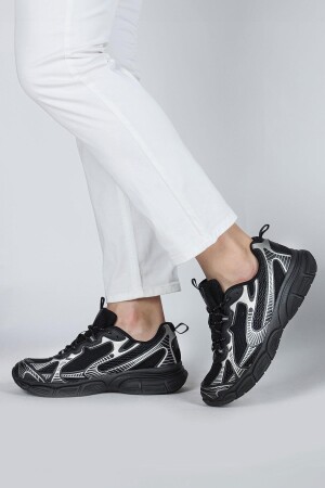 29550 Siyah Erkek Sneaker Günlük Spor Ayakkabı - 2