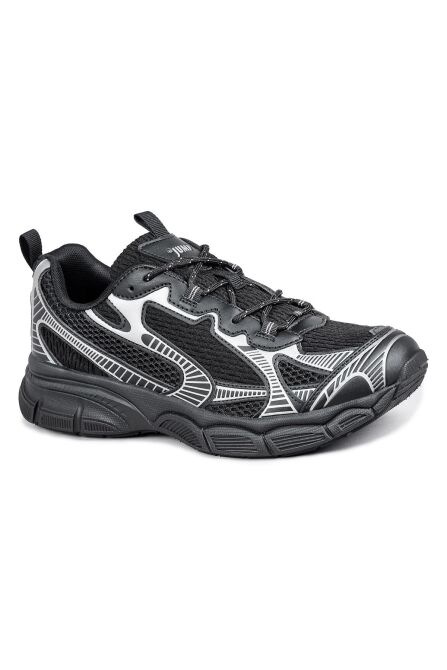 29550 Siyah Erkek Sneaker Günlük Spor Ayakkabı - 8