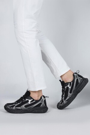 29550 Siyah Erkek Sneaker Günlük Spor Ayakkabı - 4