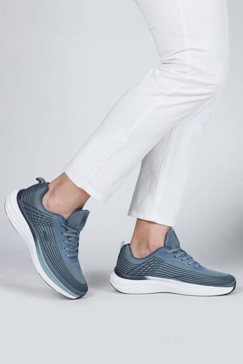 29578 Turkuaz Mavi Erkek Sneaker Günlük Spor Ayakkabı - 4