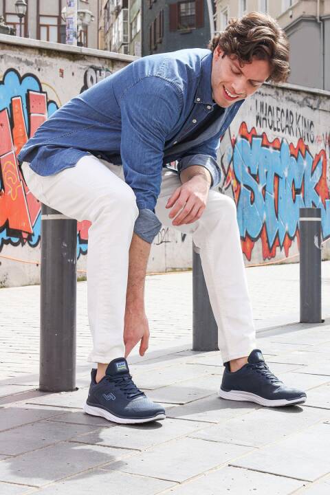 29585 Lacivert Erkek Sneaker Günlük Spor Ayakkabı - 4