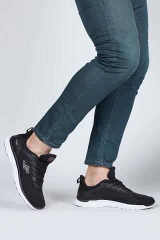 29585 Siyah Erkek Sneaker Günlük Spor Ayakkabı - 3