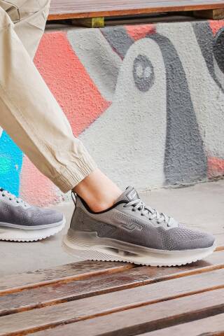 29586 Gri Erkek Sneaker Günlük Spor Ayakkabı - Jump (1)