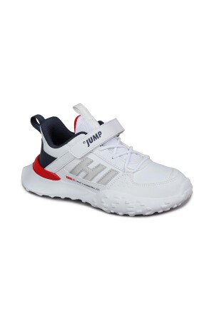 29602 Cırtlı Beyaz - Kırmızı Üniseks Çocuk Sneaker Günlük Spor Ayakkabı - 6