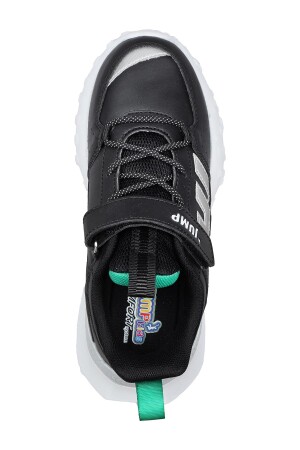 29602 Cırtlı Siyah - Neon Yeşil Üniseks Çocuk Sneaker Günlük Spor Ayakkabı - 7