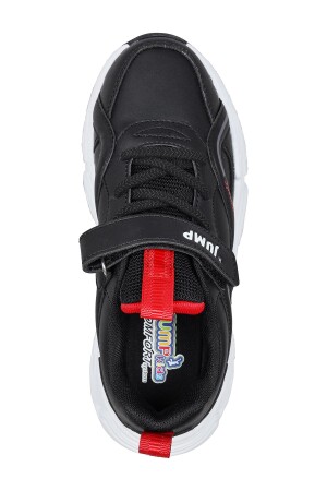 29603 Cırtlı Siyah - Turuncu Üniseks Çocuk Sneaker Günlük Spor Ayakkabı - 7