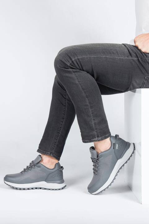 29651 Haki - Siyah Erkek Su Geçirmez Outdoor Spor Ayakkabı - 5