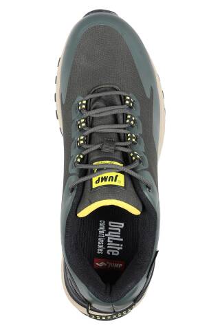 29651 Yeşil - Siyah Erkek Su Geçirmez Outdoor Sneaker Spor Ayakkabı - 9