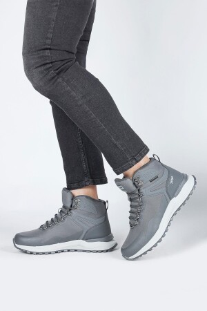 29652 Gri Erkek Su Geçirmez Outdoor Bot Spor Ayakkabı - Jump (1)