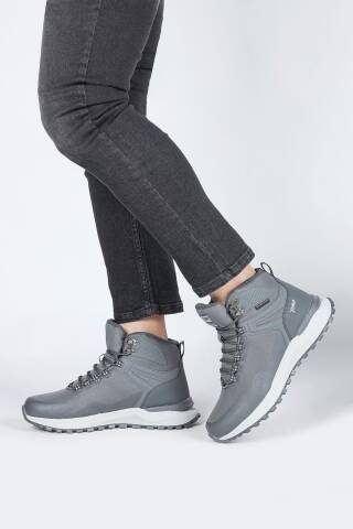 29652 Gri Erkek Su Geçirmez Outdoor Bot Spor Ayakkabı - Jump (1)