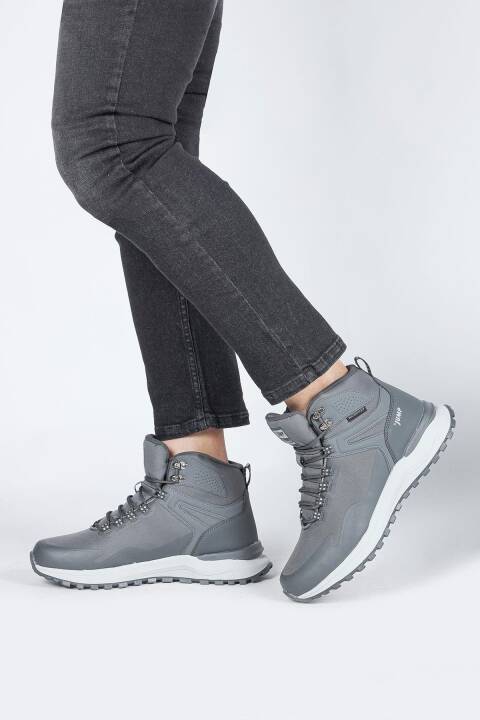 29652 Gri Erkek Su Geçirmez Outdoor Bot Spor Ayakkabı - 2