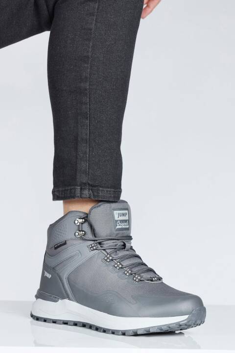 29652 Gri Erkek Su Geçirmez Outdoor Bot Spor Ayakkabı - 3