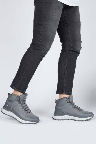 29652 Gri Erkek Su Geçirmez Outdoor Bot Spor Ayakkabı - 6
