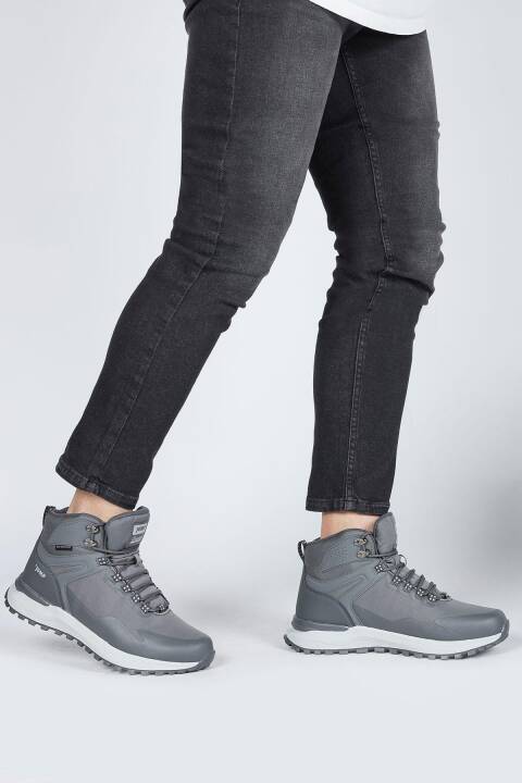 29652 Gri Erkek Su Geçirmez Outdoor Bot Spor Ayakkabı - 6