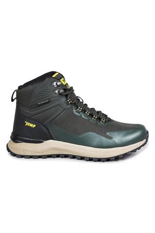 29652 Haki - Siyah Erkek Su Geçirmez Outdoor Bot Spor Ayakkabı - Jump