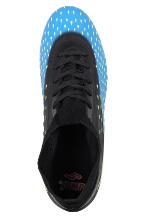 29672 Çoraplı Mavi - Siyah Çim Halı Saha Krampon Futbol Ayakkabısı - 6