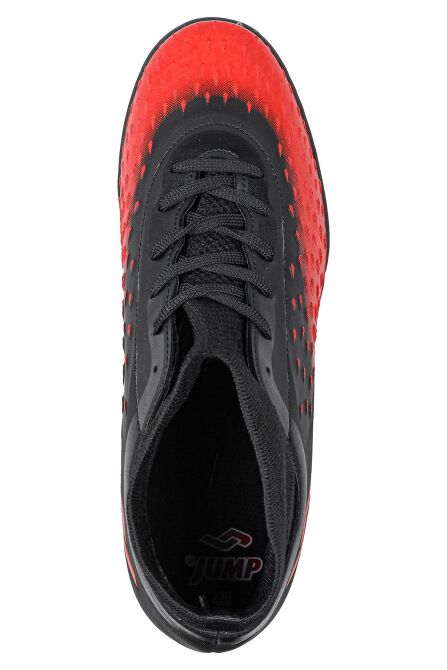 29673 Çoraplı Kırmızı - Siyah Halı Saha Krampon Futbol Ayakkabısı - 6
